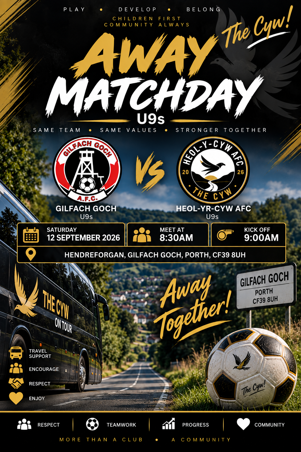 Our first league match